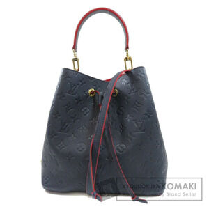 Louis Vuitton Neo Noe Empreinte Marine Blue Rouge Handbag